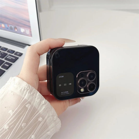 Mini teléfono móvil plegable Zonxpres