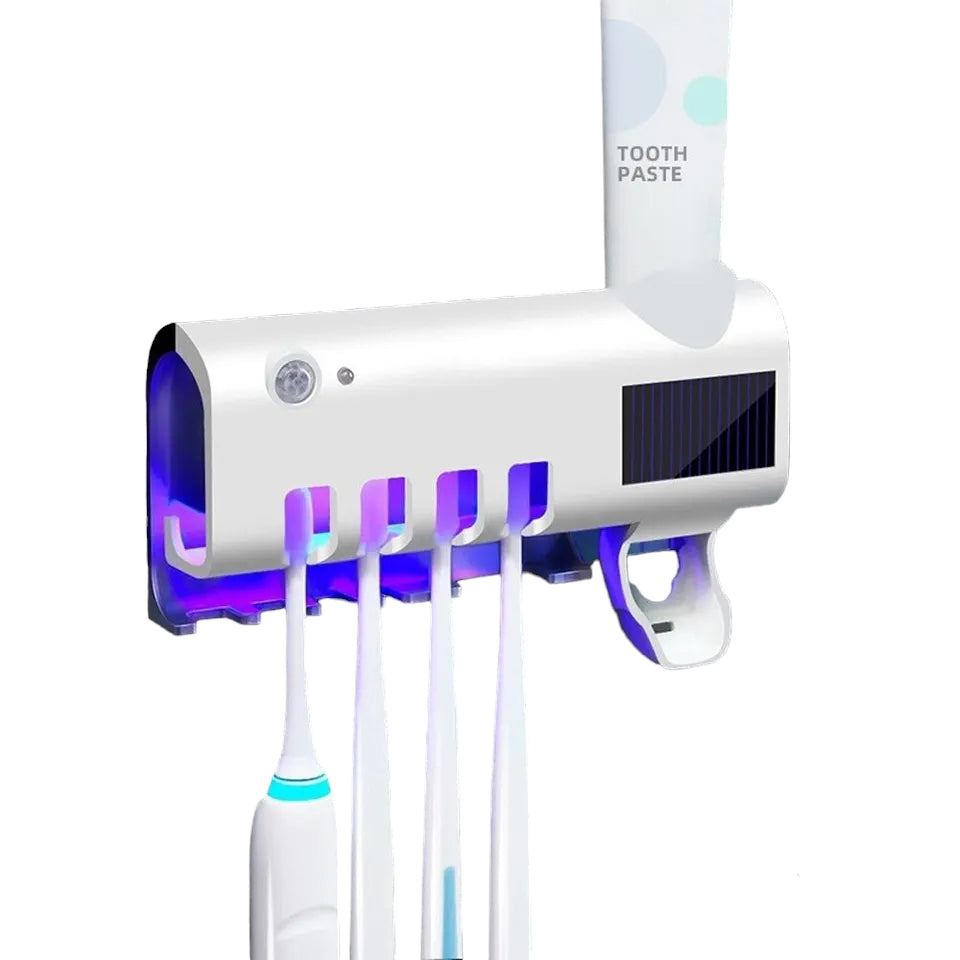 Soporte de cepillo de dientes de inducción multifuncional Zonxpres