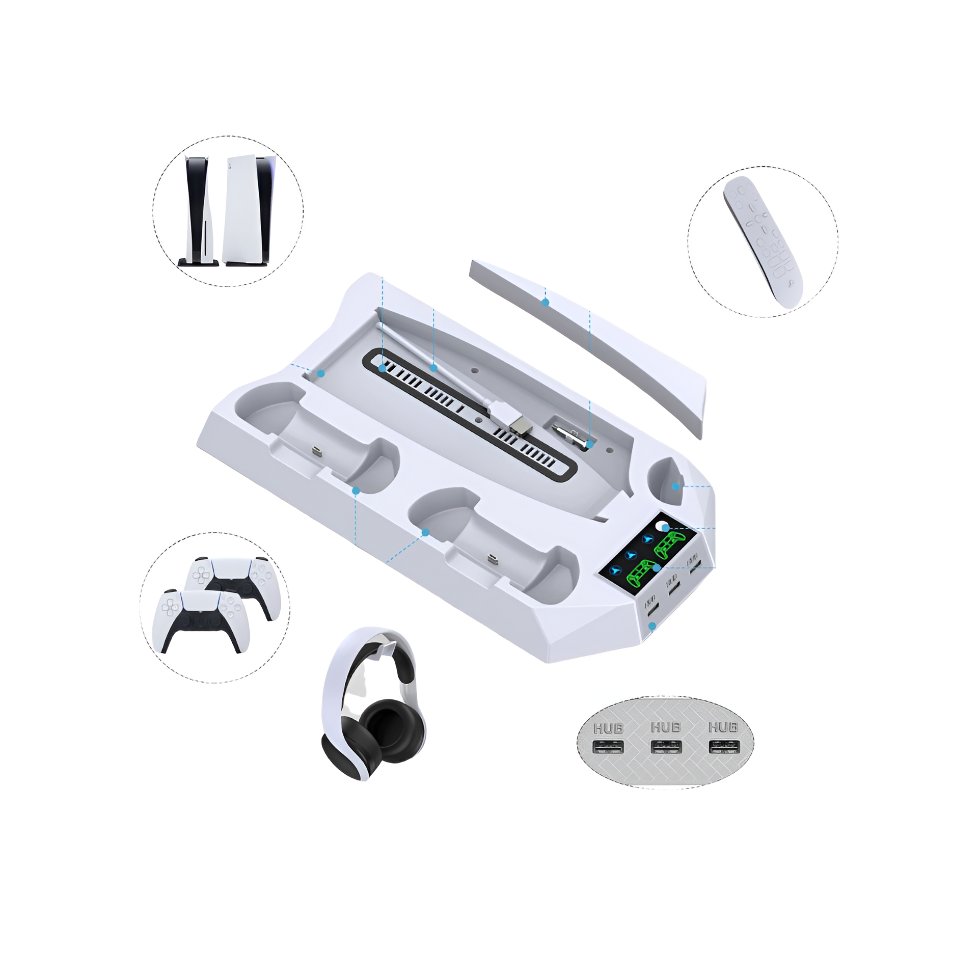 Soporte y ventilador Zonxpres